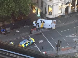 Truck used in terrorist attack on London June 3, 2017