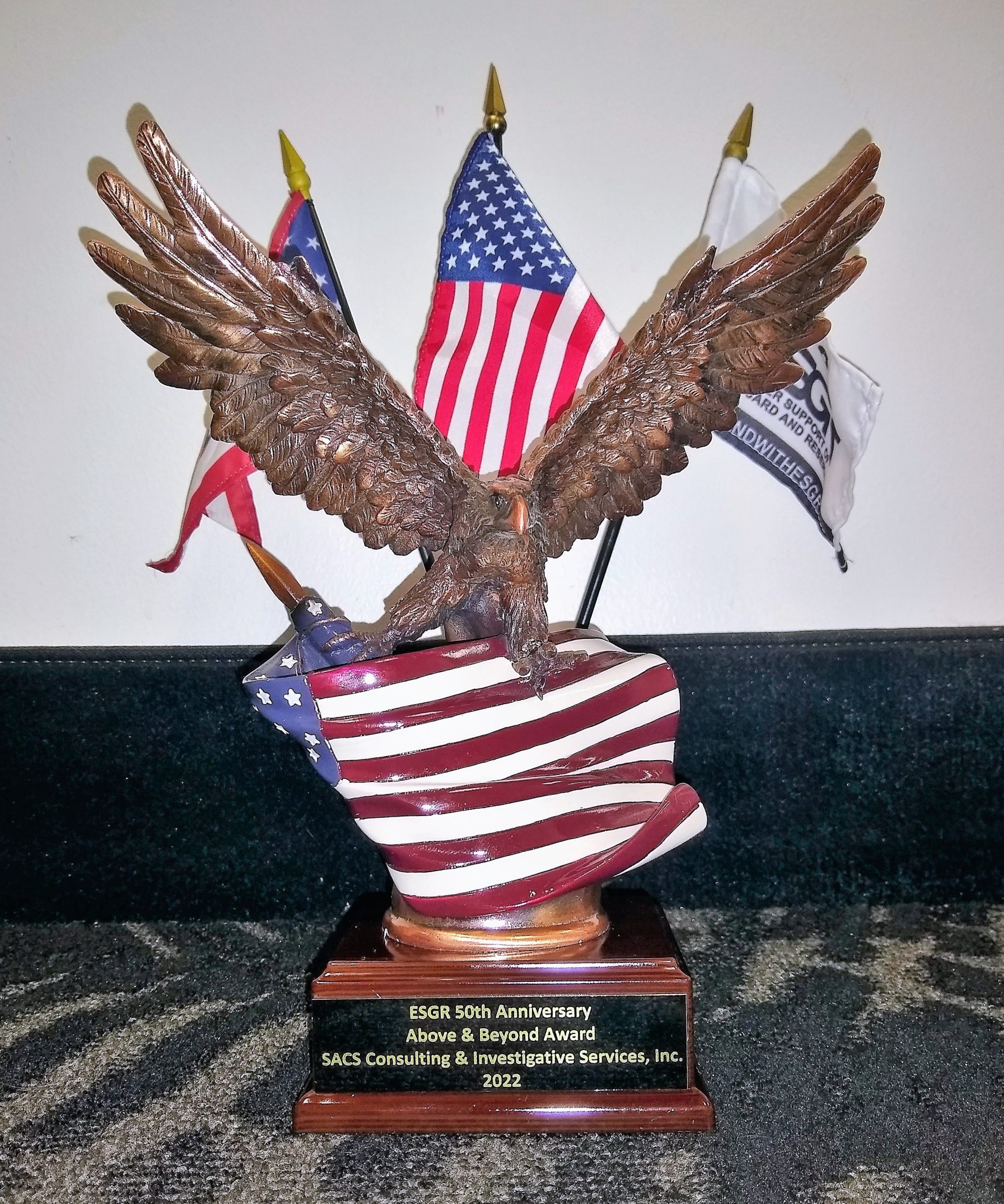 ESGR, Above and Beyond Award, SACS Consulting and Investigative Services